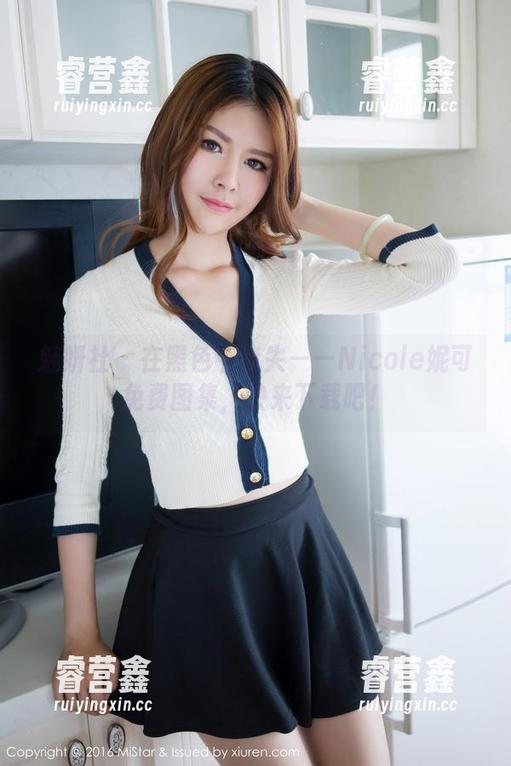 魅妍社-Nicole妮可 魅妍社 - 在黑色中迷失——Nicole妮可免费图集,快来下载吧!
